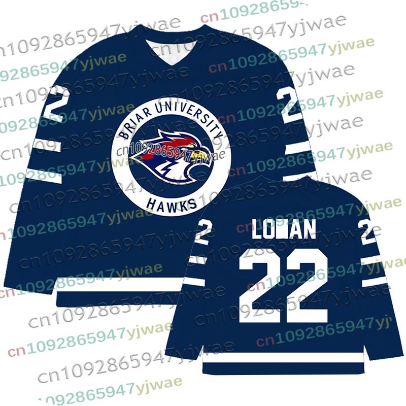 2026Men Women Long Sleeve Tee Off Campus Briar University Hockey Jersey Graham 44 22 DI LAURENTIS 66 Tucker46 Training Hockey Te