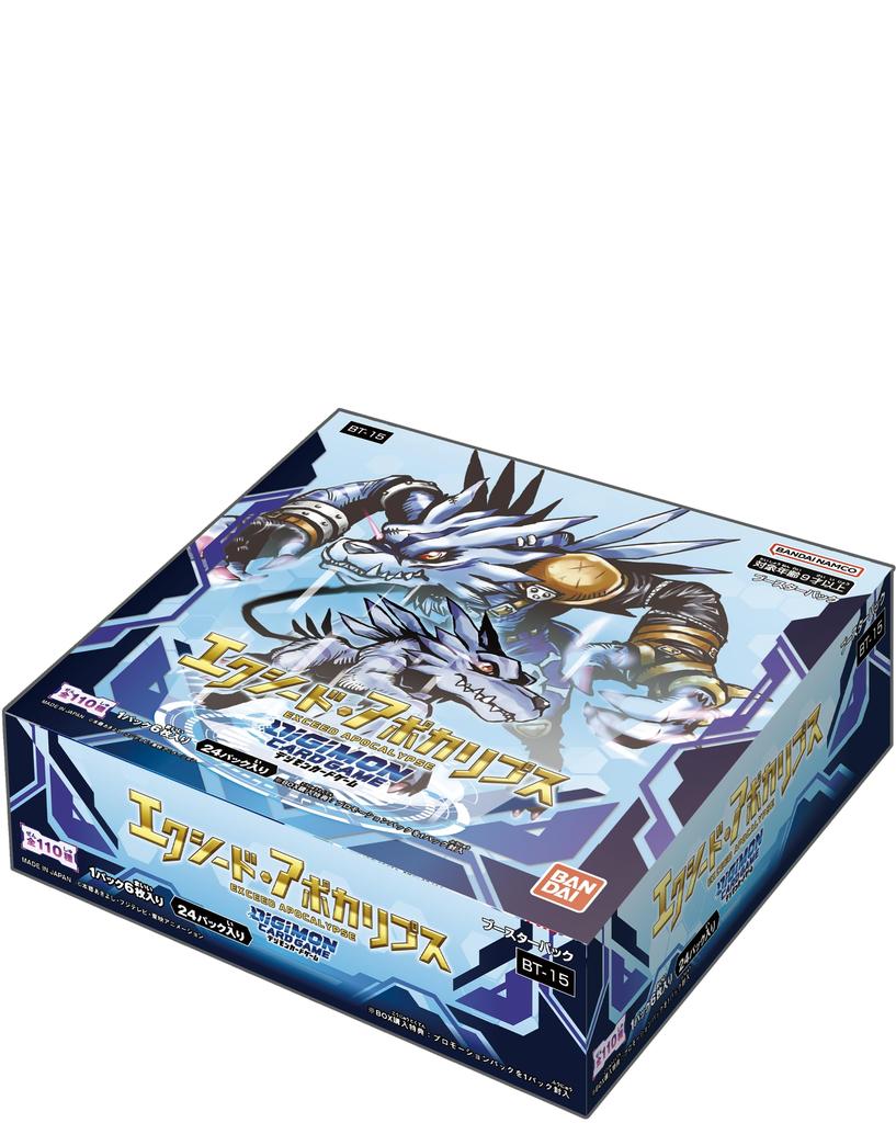Bandai Набор бустеров для карточной игры Digimon Exceed Apocalypse 24 комплекта [BT-15] (BOX)