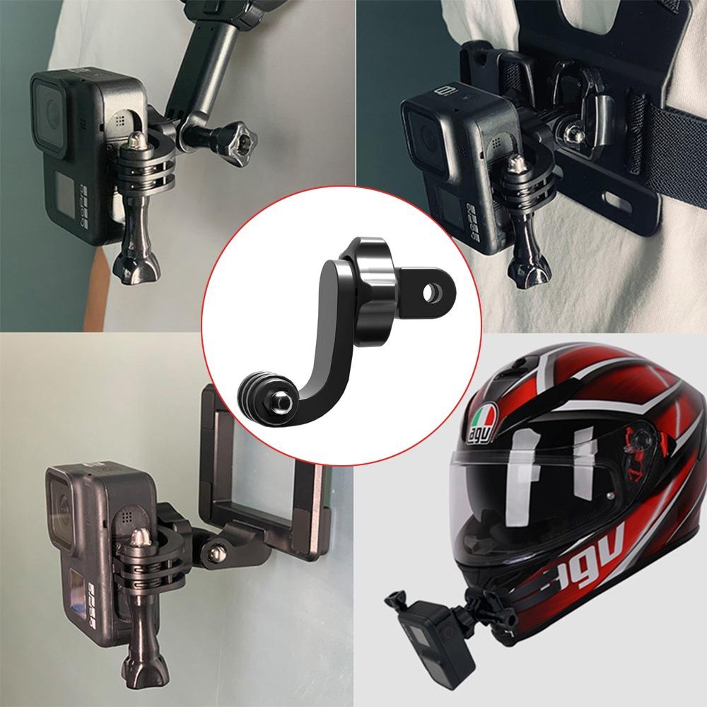 11/10/9/8 Action Camera Accessories Motorcycle Helmet Vertical Bracket Adapter Chin Mount Holder