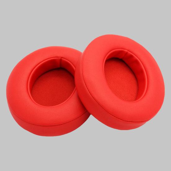 1 Pair Ear Pads Soft Faux Leather Headphone Ear Cushion Replacement Headset Accessory for Beats-Studio 2.0/3.0