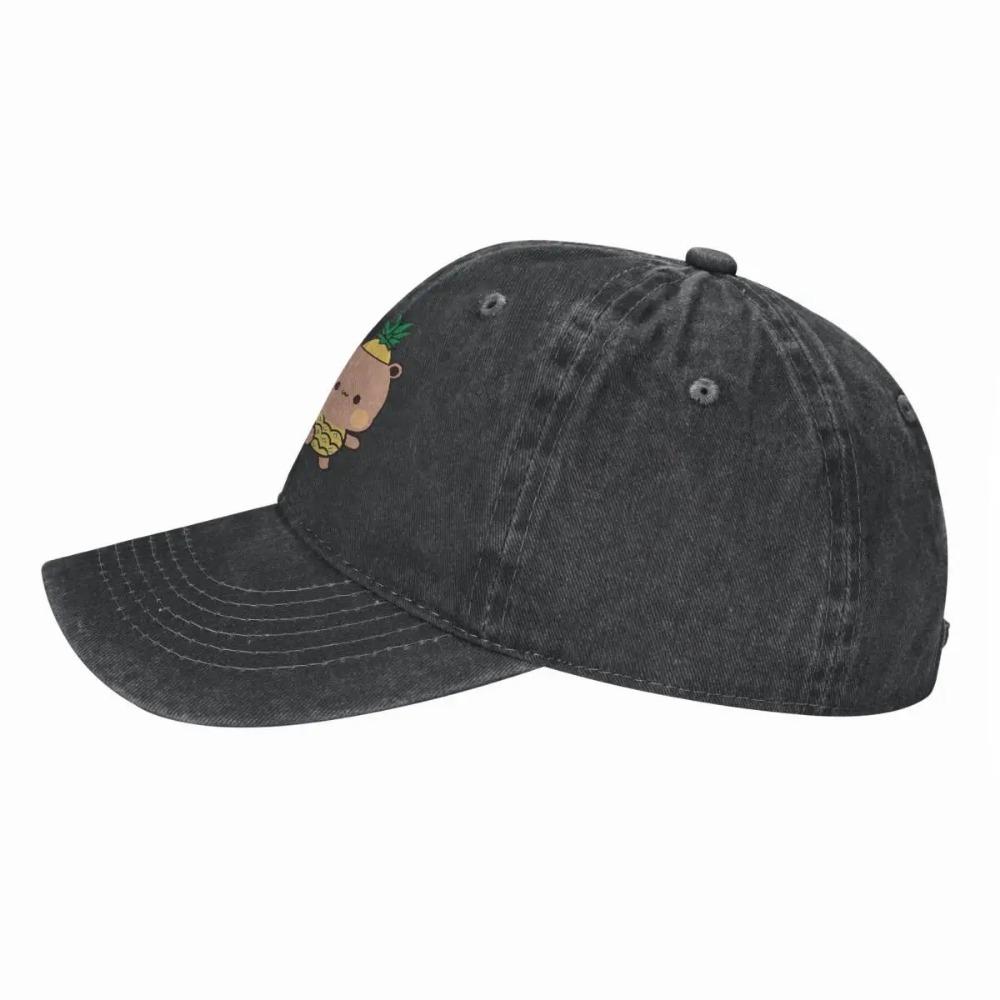 Фрукты Ананас Арбуз Бейсболка Мужские Шляпы Женские Козырек Защита Snapback Молочный и Мокко Bubu Dudu Кепки