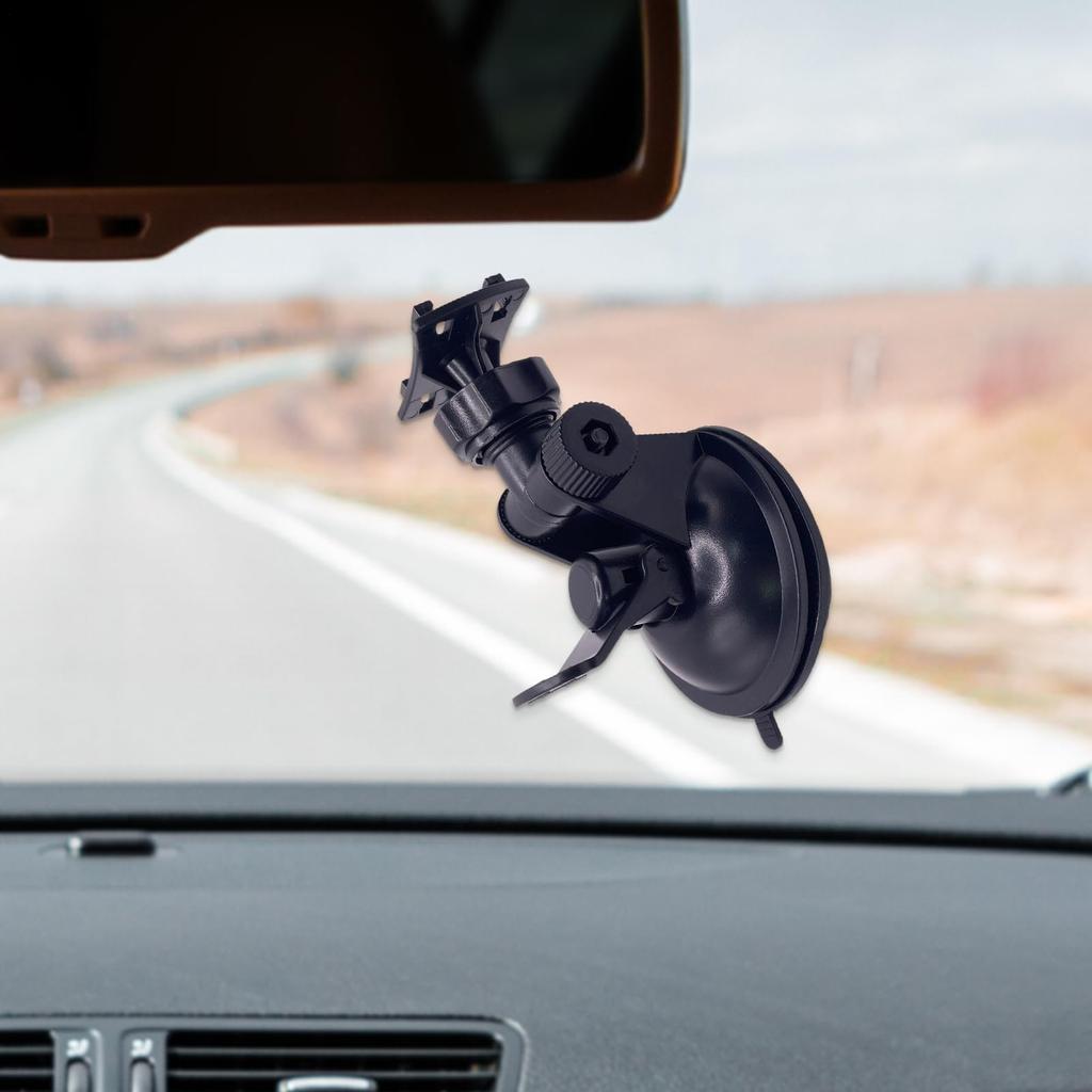 Dash Cam Holder | Suction Cup Car Camera Mount Adjustable Angle Quick Release |