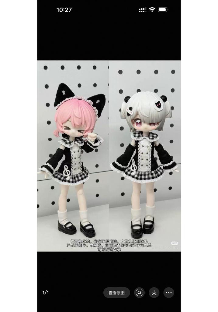 Новая Оригинальная Распахнутая Дверь Маленький Ключ Артбук Серия 1/12 BJD MJD Слепой Бокс Милая Фигурка на шарнирах с Открытыми Глазами Модель Подарки