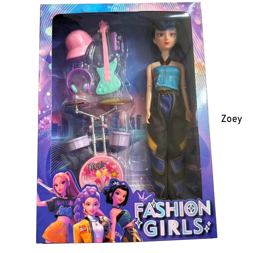 Новое Аниме Kpop Охотник на Демонов Виниловая Кукла Девичья Группа Мобильное Украшение Мультяшная Кукла Детский Сюрприз Подарок Украшение