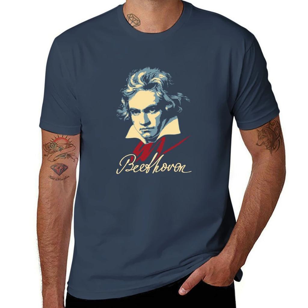cotton for Unisex t TShirt shirts funny t funny graphic shirts Beethoven