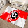 Sheffield United F.C. Logo Rug Non-slip rug suitable for living room and bedroom sofas