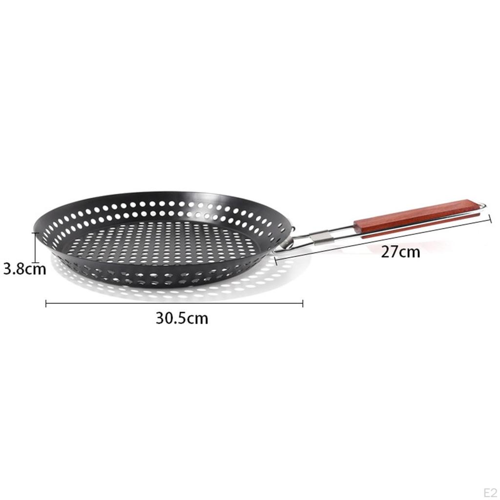 Grilling Skillet Roasting Cooking Outdoor Pan Indoor or Bakeware Grill for