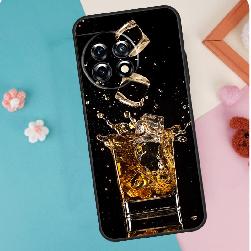 Сигара Виски Ледяной Напиток Чехол Для OnePlus 13 12 11 13s 13R 12R 10R 8T 10T Чехол Для OnePlus Nord 5 CE 2 3 4 Lite N20 N30