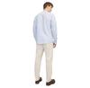 Jack & Jones Summer Half Placket Linen Long Sleeve Shirt