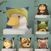 Мультяшная игра P-Party Animals Наволочка Противопылевой клещ Наволочка Невидимая молния Шелковистый короткий плюш Чехол на подушку для дивана