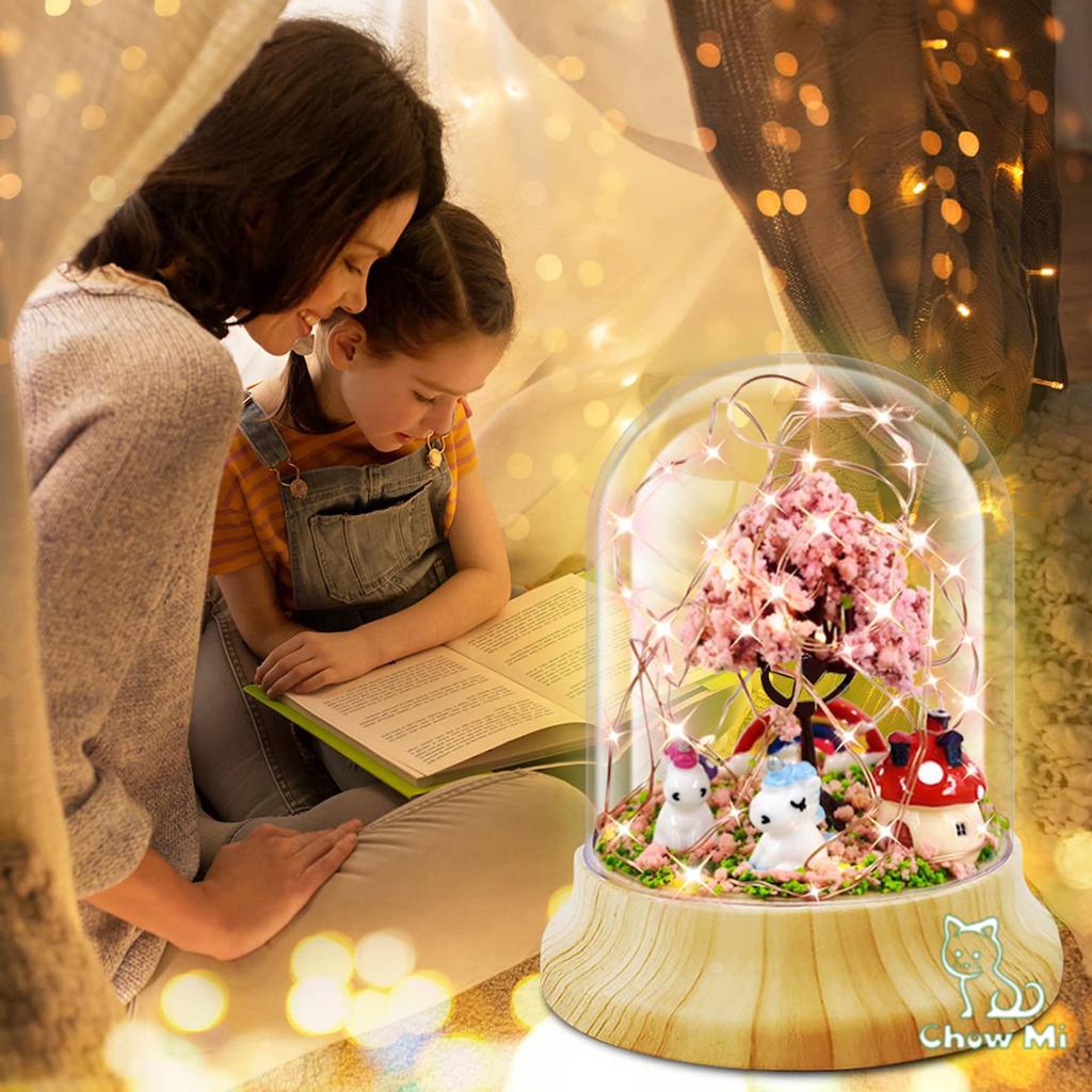 Ручная работа Ночной купол Единорога Сборка Легкая игрушка DIY для детей и Декоративное рукоделие для дома Подарок на день рождения Choumi-ya Свет, Форма, Требуется, Начинающие, Набор,