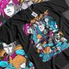Jinx Arcane T-Shirt Japanese Anime Girl Gift Shirt Unisex Heavy Cotton All Sizes