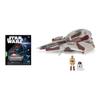 Star Wars Micro Galaxy Squadrons Jedi Interceptor Mystery Bundle Light Armor Class and Scout Class Vehicles with Accessories OBI-WAN Kenobi's - 3-inch