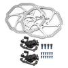 Mountain Bike Mechanical Disc Brake Cycling Bicycle Front Rear Set with 160mm Rotors
