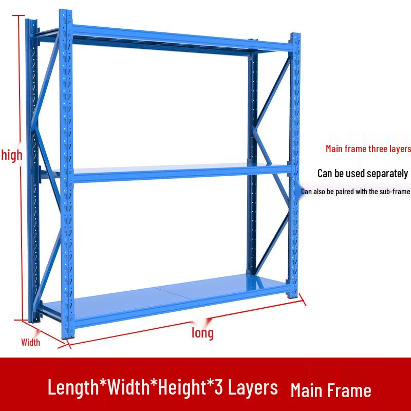 Adjustable Height Steel Storage Shelving Unit