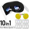 Закаленное стекло для Meta Quest 3, HD-защита линз VR, устойчивая к царапинам, мягкие гидрогелевые пленки для гарнитуры, полноэкранный протектор