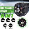 Универсальная насадка 6-в-1 для мойки высокого давления, регулируемая насадка 3000 PSI с быстросъемным адаптером 1/4'' для пистолета, шланги, насадка для мойки автомобиля