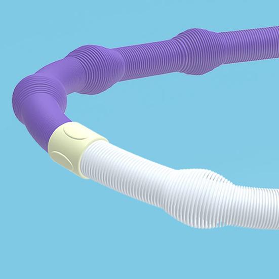 Weighted Soft Spring Hoop Waist-Friendly Foldable Fitness Hoop Portable Home Gym Men Women Adults Body Waist Slimming Exercise Equipment