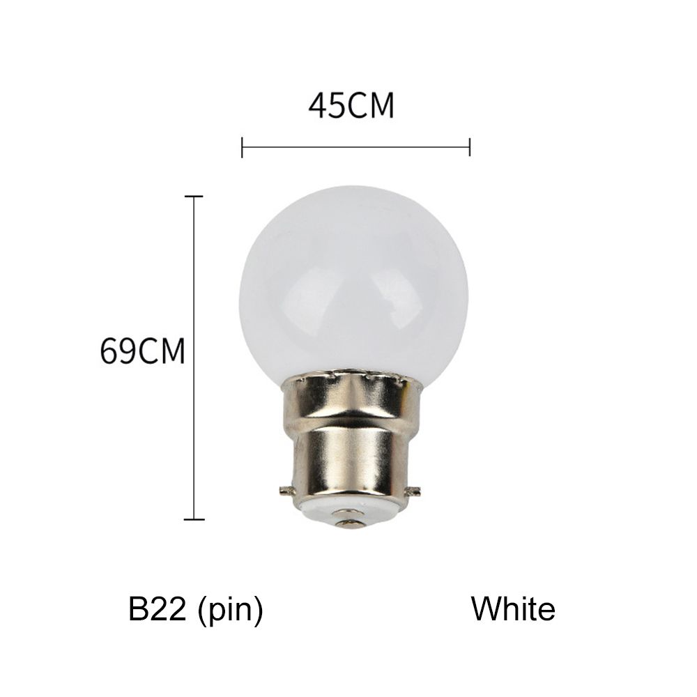 Durable Lamparas Flashlight E27 B22 G45 Lamp Colorful Light LED Bulb