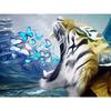 Diamond Painting Cross Stitch Fantasy Tiger Diamond Mosaic Animal Embroidery