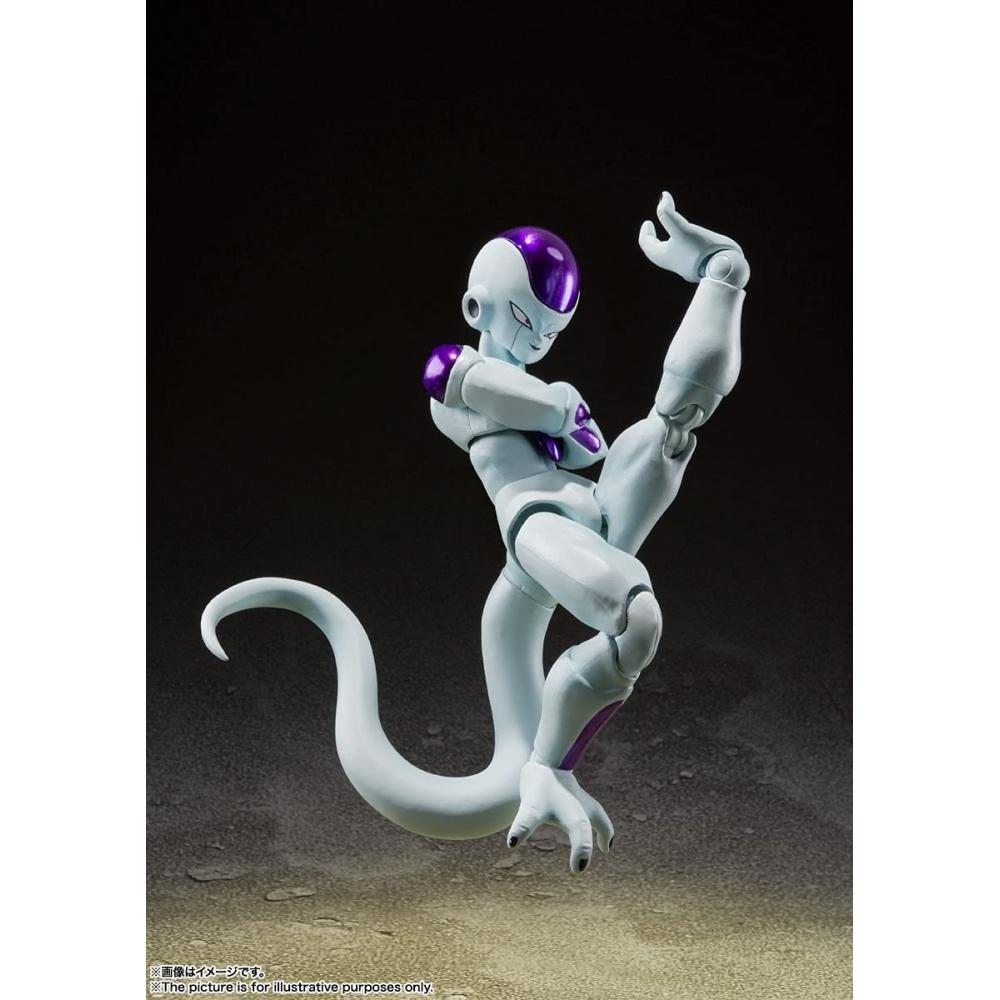 SHFiguarts Dragon Ball Z Frieza Четвертая форма Приблизительно. 120 мм ABS&PVC окрашенная подвижная фигурка BAS62977