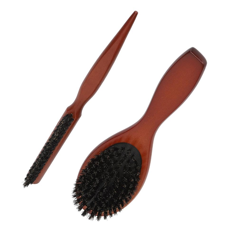 2 шт., набор расчесок для мужчин, набор расчесок с деревянной ручкой, управление вьющимися волосами, разглаживание секций волос