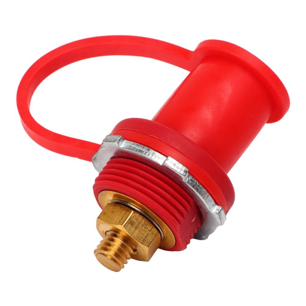 3/8in Battery Terminal Connector 250A Brass Stud Terminals Heavy Duty Battery Charger Post  RV