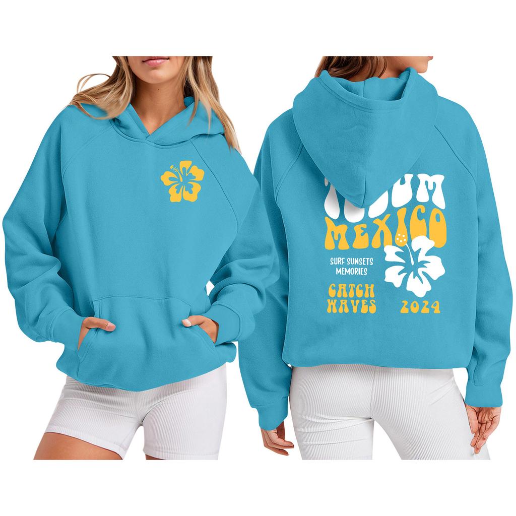 Женская толстовка с цветными блоками, повседневная удобная свободная легкая женская толстовка с длинным рукавом и круглым вырезом