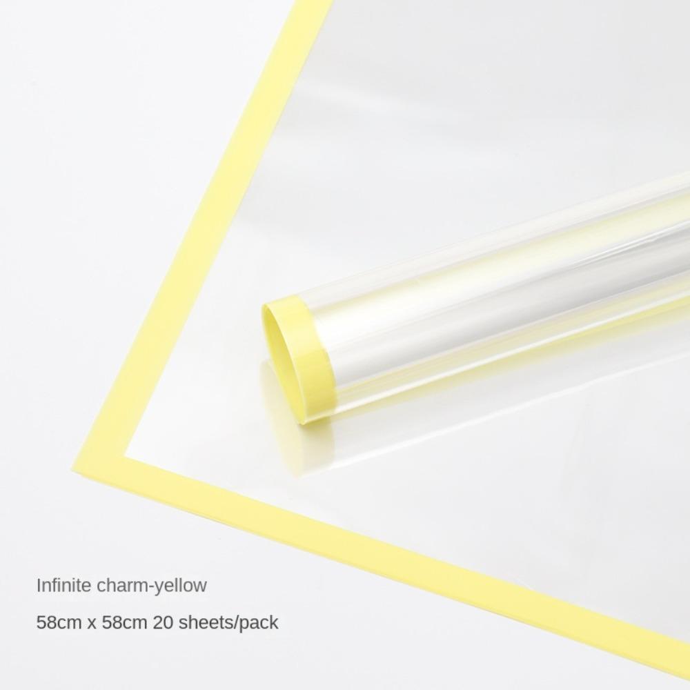 PVC Film Bouquet Packing Bag Craft Flower Packaging Bag Flower Wrapping Paper Roll Mother's Day