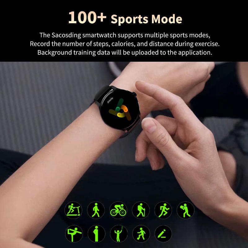Bluetooth Call Smart Watch Women 1.43inch Amloed Watches Men Sports Fitness Tracker Heart Rate Smartwatch For Android IOS