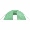 Green Greenhouse with Steel Frame 120 m² 24 x 5 x 2.3 m