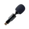 USB-C Smartphone Windproof Microphone (V/H Angle Mini Microphone) USB-C Interface for iPhone and iPad/Android Smartphones with USB Type-C Connector Fo