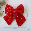 Soft Velvety Fabric Bowknot Christmas Tree Ornament For Mantels Wedding Festival Celebration Decoration