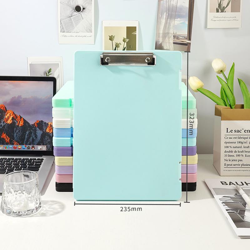 Прозрачная пластиковая многофункциональная коробка для хранения файлов формата А4 и папка для контрольных работ