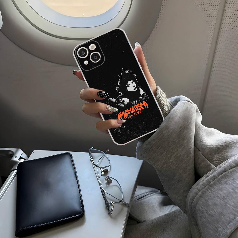 Singer L-Lady Gaga Mayhem Case for iphone 17 16 15 pro max 11 12 13 14 Pro Plus Phone Cover