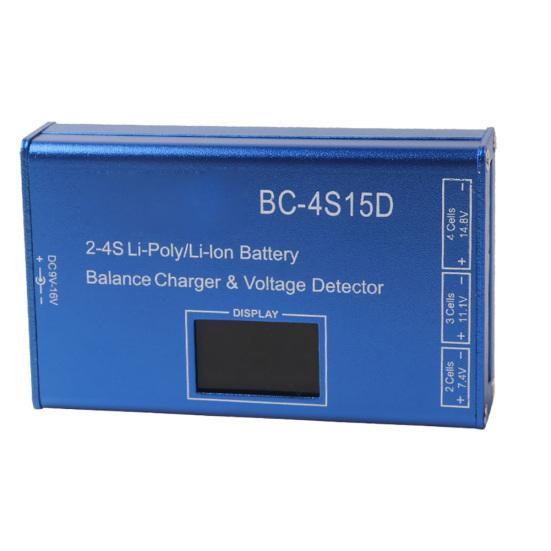 BC-4S15D литиевый аккумулятор балансировочное зарядное устройство Lipo напряжение дисплей детектор 1500мА