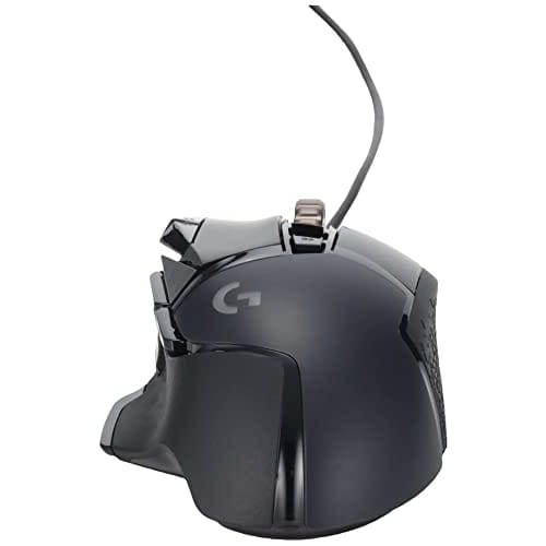Logitech G Gaming Mouse G502 Wired USB Connection Mouse HERO 25K Sensor G502RGBhr LIGHTSYNC RGB 11 Program Buttons FPS / MMO / RPG Black PC Windows Ma