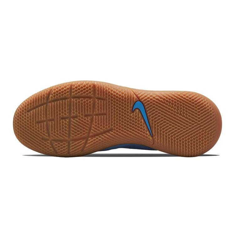 Nike Tiempo Legend 9 Club IC GS Light Photo Blue Lime Glow Kids Sneakers Gum-Medium-Brown Black DA1332-403