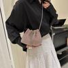Retro Popular Small Bag Women's New Spring Casual Simple Bucket Bag Fashion Chain Messenger Bag