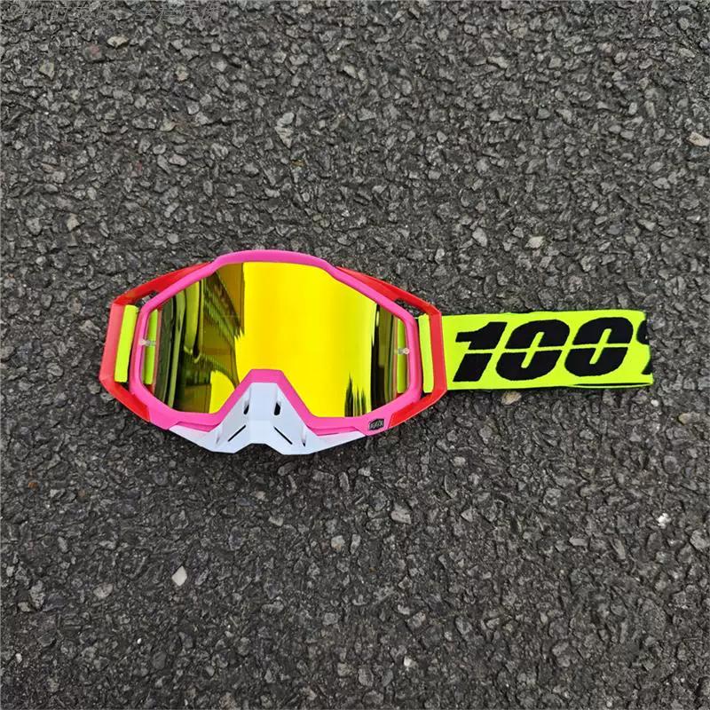 Helmet Goggles 100% Off-Road Motorcycle Helmet Goggles Windproof Goggles for Downhill Mountain Bikes to Protect Against Wind and Sand