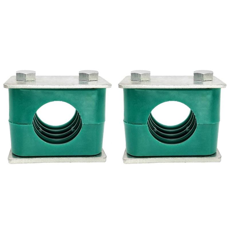 1pcs 6.4-44.5mm Diameter Pipe Bolted Plastic Clip Single Hole Standard Hydraulic Pipe Clamp Tube Fastener Assortment Kit Durable