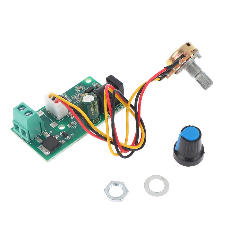 6/12/24V 3A Small General Speed Control Board Motor Speed Governor Module With Potentiometer Pwm Dc Motor Speed Controller