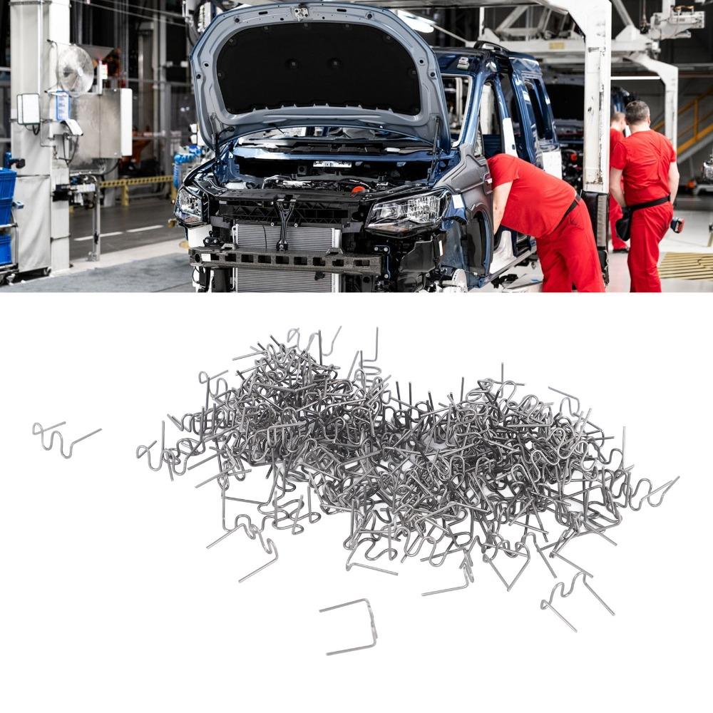 500PCS Pre Cut Wave Type Plastic Repair Staples Wave Welding Rods Maintenance Technician
