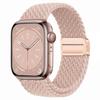 Эластичный радужный нейлоновый плетеный ремешок для Apple Watch с магнитной застежкой
