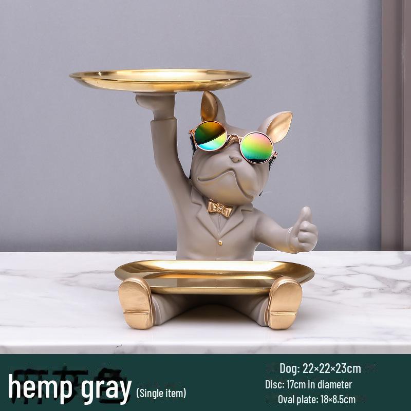 Креативные украшения в виде собаки удачи: Подставка для ключей и конфетница для украшения прихожей или рабочего стола — идеальный подарок на новоселье