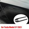 Anti-scratch Decorative Stickers For Tesla Model 3 Y 2021 Car Door Handle Wrap Cover Protector Sticker 4Pcs/Set Accessories