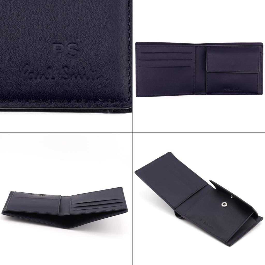 Бумажник Paul Smith бифолд с отделением для монет из коровьей кожи Включает набор по уходу 843774 P043 Кошелек, Кожа, Мужской подарок, Ткань, (Без персонализации, темно-синий)