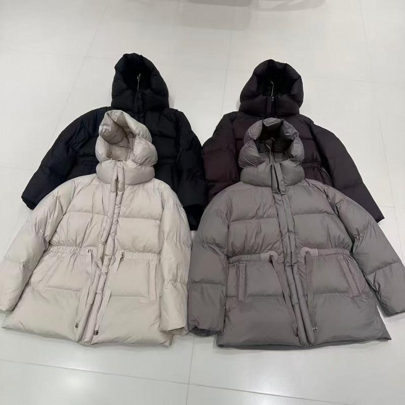 Женский короткий пуховик с капюшоном, приталенный, белый утиный пух, зимняя теплая верхняя одежда