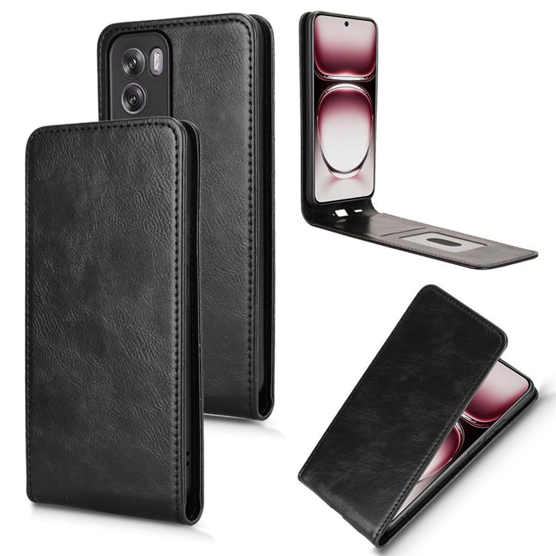 Для OPPO Reno 12 5G Business Flip Vertical Case Retro, удобный для кожи, держатель для карт с полным покрытием, для OPPO Reno 12 Pro 5G, чехлы для телефонов