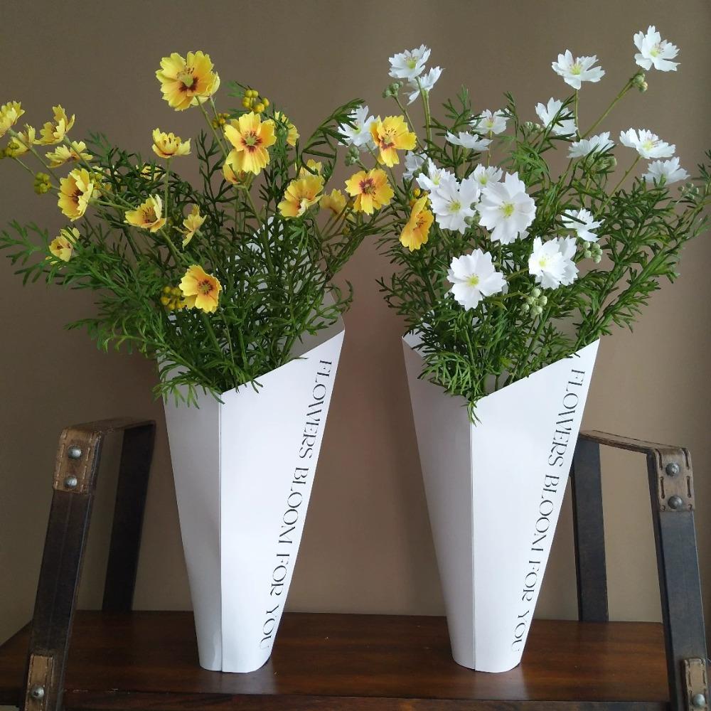 5pc DIY Flower Bundle Box Simple Bouquet Box Creative Flower Arrangement Box Party Supplies